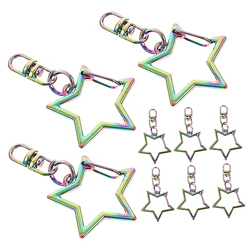 Lurrose 1 Satz Teiliges Bunter Fünfzackiger Schlüsselanhänger Mit Karabinerhaken Für Diy Projekte Schmuckzubehör Und Kreative Bastelideen Hergestellt Langlebiger Rostfrei Und 30 Stück Lurrose 1 Satz Teiliges Bunter Fünfzackiger Schlüsselanhänger Mit Karabinerhaken Für Diy Projekte Schmuckzubehör Und Kreative Bastelideen Hergestellt Langlebiger Rostfrei Und 30 Stück von Lurrose