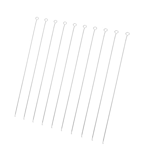 Lurrose 1 Satz Teiliges Diy Perlenwerkzeug Set Perlen Nadeln Für Handarbeit Zum Auffädeln Von Armbändern Rostfrei Und Einfach Zu Handhaben 10 Stück von Lurrose
