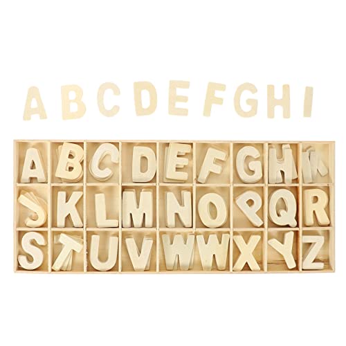 Lurrose 1 Satz Unbemalte Holzbuchstaben Diy Deko Set für Frühe Lernspielzeuge für Kreative Bastelprojekte für Geburtstage und Feste Lurrose 1 Satz Unbemalte Holzbuchstaben Diy Deko Set für Frühe Lernspielzeuge für Kreative Bastelprojekte für Geburtstage und Feste von Lurrose