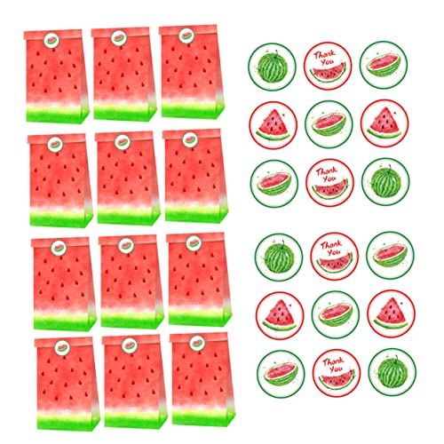 Lurrose 1 Satz Wassermelone- -papiertüte Geschenktüten Süßigkeiten Mitbringsel Kindergeburtstag Papiertüten Sommer Tragetasche Europäischer Standard 150 g Umweltfreundliches Papier Lurrose 1 Satz Wassermelone- -papiertüte Geschenktüten Süßigkeiten Mitbringsel Kindergeburtstag Papiertüten Sommer Tragetasche Europäischer Standard 150 g Umweltfreundliches Papier von Lurrose