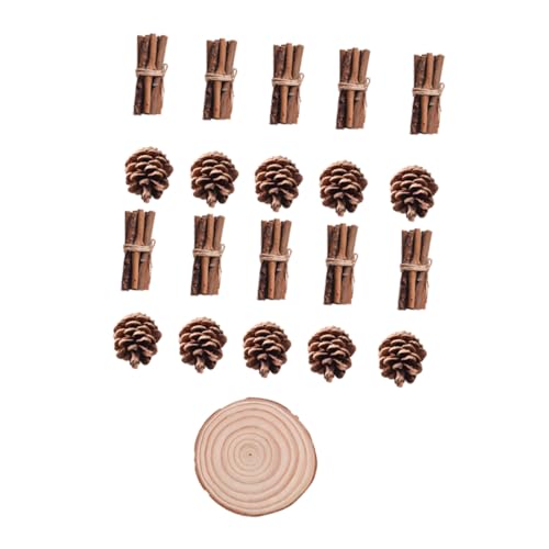 Lurrose 1 Satz Weihnachtsschmuck Rustikales Tannenzapfen-weihnachten Weihnachtsbasteln Weihnachten Basteln Holzbausatz Weihnachten Holzhandwerk Weihnachtsdekoration Hölzern Brown 21 Stück Lurrose 1 Satz Weihnachtsschmuck Rustikales Tannenzapfen-weihnachten Weihnachtsbasteln Weihnachten Basteln Holzbausatz Weihnachten Holzhandwerk Weihnachtsdekoration Hölzern Brown 21 Stück von Lurrose