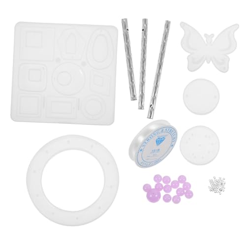 Lurrose 1 Satz Windspiel-Harzform Planke Solar- Bausatz flüssig bastelbedarf schmuckherstellung epoxidharz Giessform Silikon basteln DIY liefert DIY Blumenelemente Ornamente Kieselgel von Lurrose