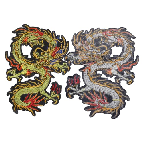 Lurrose 1 Satz Zarte Fellflecken Dekorativ Nähen Flicken Für Kleidung Stickerei Flicken Für Bekleidung Bestickte Kleidung Stich Reparatur Von Jeansflicken Drachen Polyester 2 Stück Lurrose 1 Satz Zarte Fellflecken Dekorativ Nähen Flicken Für Kleidung Stickerei Flicken Für Bekleidung Bestickte Kleidung Stich Reparatur Von Jeansflicken Drachen Polyester 2 Stück von Lurrose