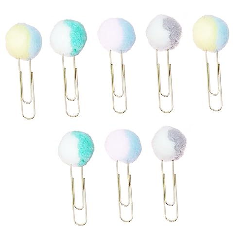 Lurrose Büroklammern Mit Enden Set Aus Plüsch-büroklammern Aus Metall Ideal Zum Lernen Und Arbeiten Zufällige Farbe Lurrose Büroklammern Mit Enden Set Aus Plüsch-büroklammern Aus Metall Ideal Zum Lernen Und Arbeiten Zufällige Farbe von Lurrose