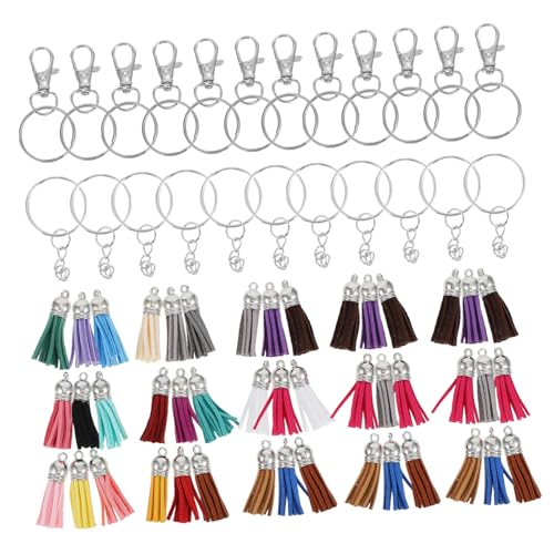 Lurrose 1 Set Schlüsselanhänger Set Schlüsselanhänger Charm Bastelsets Schlüsselanhänger Mit Etiketten Süße Charms Für Schlüsselanhänger Handgefertigte Quasten Ohrring Charms von Lurrose