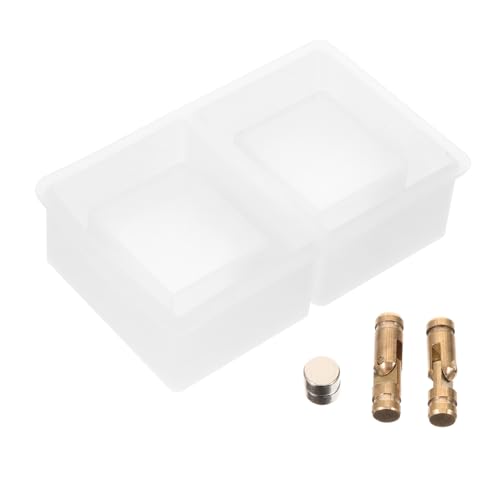 Lurrose 1 Set-box Handwerk Formenbau Runden Ring Herstellung Lagerung Schmuck Schlüssel Epoxid-silikonform Diy Liefert Diy Form Kit Epoxid-silikon-gießform Flexible Silikonform Kieselgel von Lurrose