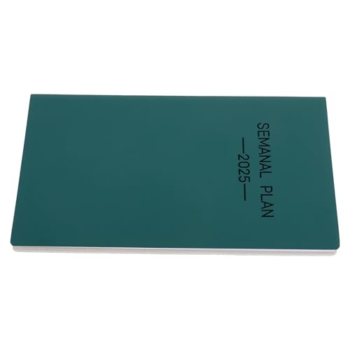 Lurrose 1 Spanischer Zeitplan Wöchentlicher Notizblock Wochenplaner aus Papier Meeting-Notizbuch Kalender-Notizbuch wöchentlicher Schreibtischplaner Notizblöcke für die Arbeit Pu Green Lurrose 1 Spanischer Zeitplan Wöchentlicher Notizblock Wochenplaner aus Papier Meeting-Notizbuch Kalender-Notizbuch wöchentlicher Schreibtischplaner Notizblöcke für die Arbeit Pu Green von Lurrose