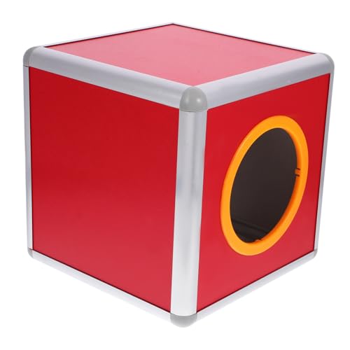 Lurrose 1 Stück Aluminiumlegierung Box Rote Ziehbox für Spenden und Veranstaltungen Vielseitig Einsetzbarer Behälter für Spiele und Feiern von Lurrose