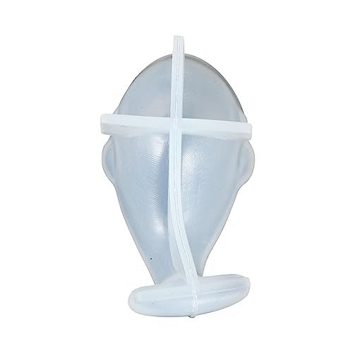 Lurrose 1 Stück Epoxidform easy putz silikonform Gießform für Dekorationen silikongiesform Walförmige Gießform groß Dame Wal Schimmel Walform selber basteln DIY Wal Kieselgel Weiß von Lurrose