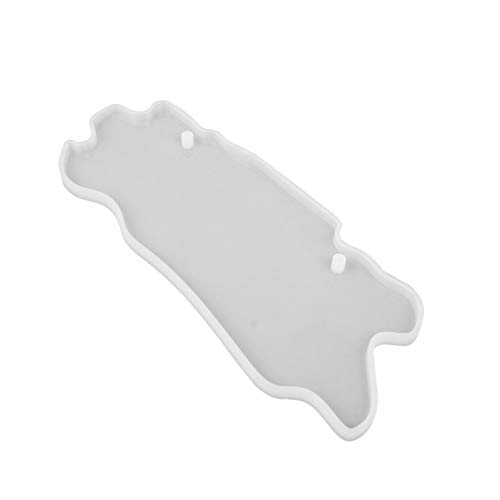 Lurrose 1 Stück Silikonform Türschild Diy Gießform für Türhängeschilder Wiederverwendbar Flexibel und Einfach zu Reinigen für Epoxidharz Uv Harz und Bastelprojekte von Lurrose