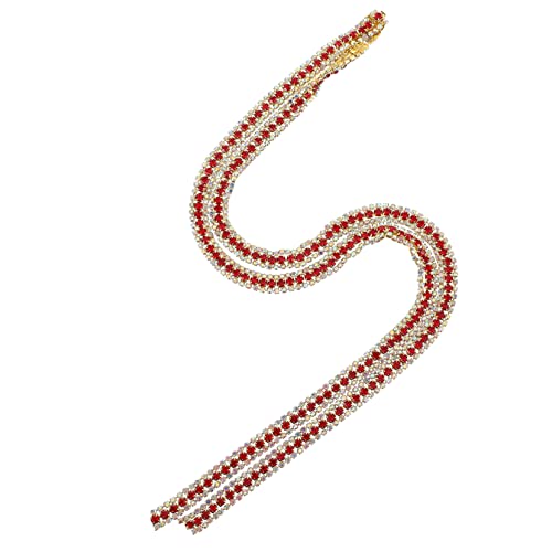 Lurrose 1 Stück Strassband Diy Zubehör Handgemachte Kleidung Dekoration ca Rot und Weiß für Bastelprojekte und Festliche Anlässe Verleiht Jedem Outfit und Lurrose 1 Stück Strassband Diy Zubehör Handgemachte Kleidung Dekoration ca Rot und Weiß für Bastelprojekte und Festliche Anlässe Verleiht Jedem Outfit und von Lurrose