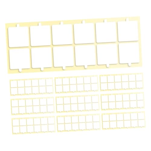 Lurrose 10 Blatt Doppelseitiges Klebeband Acryl Schallschutz Klebestreifen für Akustikschaum Wandmontage Hohe Haftung Einfache Rücknahme Vielseitig für Diy Projekte von Lurrose