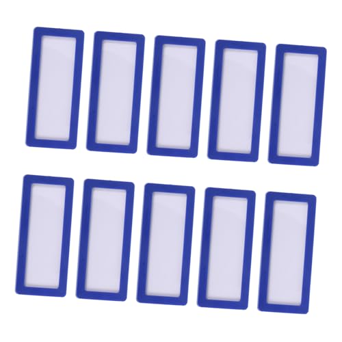 Lurrose 10 Stück Büro Aktenordner Magnetetiketten Für Stahlregale Wiederverwendbare Magnetische Etiketten Abnehmbare Aktenordner Etiketten Ordner Etiketten Magnetische Whiteboard von Lurrose