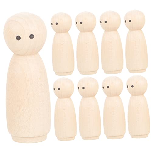 Lurrose 10 Stück DIY Puppe Steckpuppen Unvollendetes Heimdekor Set Für Mädchen – Und Malerei Süße Schlichte Steckpuppen Babypuppen Leere Steckpuppe DIY Graffiti Puppen Unbemalte Lurrose 10 Stück DIY Puppe Steckpuppen Unvollendetes Heimdekor Set Für Mädchen – Und Malerei Süße Schlichte Steckpuppen Babypuppen Leere Steckpuppe DIY Graffiti Puppen Unbemalte von Lurrose