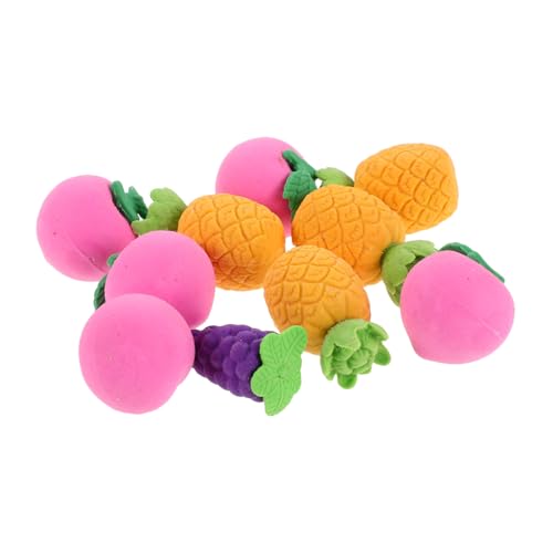 Lurrose 10 Stück Früchte Radiergummi Lebensmittel Radiergummis für Fruchtradierer für Herbstparty bevorzugen Vorräte zurück in die Schulmaterial tpr Lurrose 10 Stück Früchte Radiergummi Lebensmittel Radiergummis für Fruchtradierer für Herbstparty bevorzugen Vorräte zurück in die Schulmaterial tpr von Lurrose