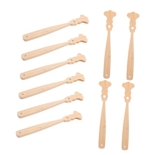 Lurrose 10 Stück Holz Fächerstiele für Handfächer Langlebige Chinesische Bambus Fächergriffe Vielseitig Einsetzbar für Diy Hochzeitsfächer Party Fan Rods Komfortabel und Traditionelles von Lurrose