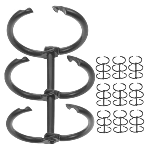 Lurrose 10 Stück Metallschnalle Klein Mini-binderringe Schlank Büroklammern Clip Breit Schlüssel Extra Aktenordner Ringordner Für Lose Blätter Schreibwaren Aus Metall Black Legierung Lurrose 10 Stück Metallschnalle Klein Mini-binderringe Schlank Büroklammern Clip Breit Schlüssel Extra Aktenordner Ringordner Für Lose Blätter Schreibwaren Aus Metall Black Legierung von Lurrose