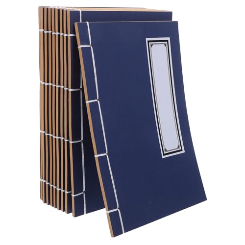 Lurrose 10 Stück Notizbuch Notizbücher Für Journaling Zeitschriftenhefte Leere Krafthefte Büro-notizblöcke Einfache Zeitschriften Bulk Tagebuch Schreiben Büro Notebook Kraftpapier von Lurrose