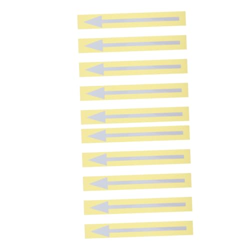 Lurrose 10 Stück Reflektierende Wasserfeste Pfeilaufkleber für Außenbereich Selbstklebende Große Richtungsschilder zur Präzisen Markierung von Briefkästen bei Nacht und Schlechtem Licht Lurrose 10 Stück Reflektierende Wasserfeste Pfeilaufkleber für Außenbereich Selbstklebende Große Richtungsschilder zur Präzisen Markierung von Briefkästen bei Nacht und Schlechtem Licht von Lurrose