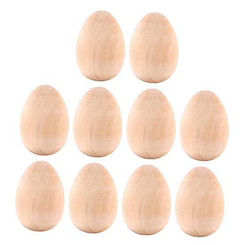 Lurrose 10 Stück Teiliges Holz Blanke Holz Eier für Kreative Bastelprojekte für Ostern Partys und Kinderaktivitäten Fördert die Feinmotorik und Kreativität Lurrose 10 Stück Teiliges Holz Blanke Holz Eier für Kreative Bastelprojekte für Ostern Partys und Kinderaktivitäten Fördert die Feinmotorik und Kreativität von Lurrose