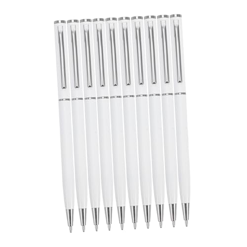 Lurrose 10 Stück Teiliges Metall Kugelschreiber Ergonomisch Drehbar mit Schwarzer Langlebig und Stilvoll für Büro Business Studenten und Zuhause Reibungsloses Schreiben Professionell und Lurrose 10 Stück Teiliges Metall Kugelschreiber Ergonomisch Drehbar mit Schwarzer Langlebig und Stilvoll für Büro Business Studenten und Zuhause Reibungsloses Schreiben Professionell und von Lurrose