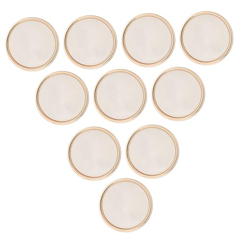 Lurrose 10 Stück Teiliges Runde Resin-knöpfe Flache Shank-knöpfe aus Metall für Mantel Blazer Pullover Dekorative Nähknöpfe für Diy-bekleidung und Nähprojekte Lurrose 10 Stück Teiliges Runde Resin-knöpfe Flache Shank-knöpfe aus Metall für Mantel Blazer Pullover Dekorative Nähknöpfe für Diy-bekleidung und Nähprojekte von Lurrose