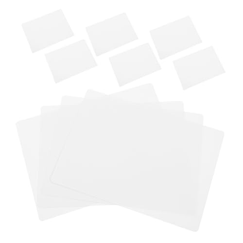 Lurrose 10 Stück Teiliges Trocken Abwischbares Whiteboard aus Robustem PVC Wiederverwendbar und Beschreibbar für Supermärkte Restaurants Bäckereien Vielseitig Einsetzbar zur Preis von Lurrose