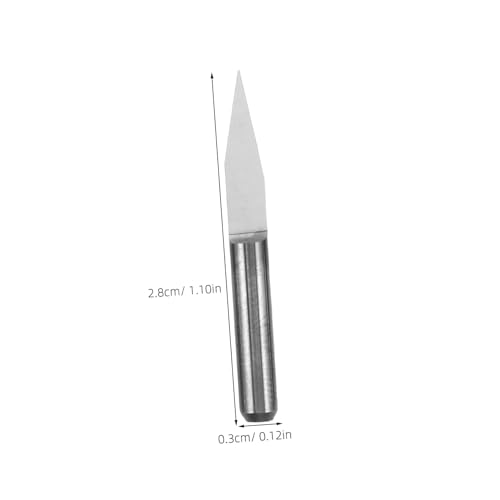 Lurrose 10 Stück Teiliges V-nut Fräserset Cnc Router Carving Bits Holzgravur Bohrer Set Flacher Fräser Langlebige Holzschnittwerkzeuge für Präzises Gravieren Markieren und Fräsen in von Lurrose