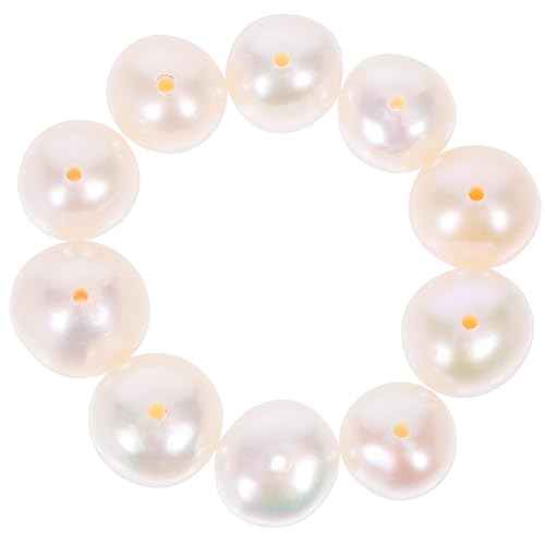Lurrose 10 Stück natürliche Süßwasserperlen Reis lose Perlen mit Löchern für DIY Armband Halskette Schmuckherstellung Perlen Bastelbedarf Lurrose 10 Stück natürliche Süßwasserperlen Reis lose Perlen mit Löchern für DIY Armband Halskette Schmuckherstellung Perlen Bastelbedarf von Lurrose