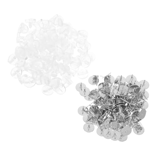 Lurrose 100 Sätze Transparente Runde Pin Backings mit Gummiverschluss Sicherer Halt für Broschen Anstecknadeln und DIY Schmuck Geeignet für Bastelarbeiten und Abzeichenherstellung Lurrose 100 Sätze Transparente Runde Pin Backings mit Gummiverschluss Sicherer Halt für Broschen Anstecknadeln und DIY Schmuck Geeignet für Bastelarbeiten und Abzeichenherstellung von Lurrose