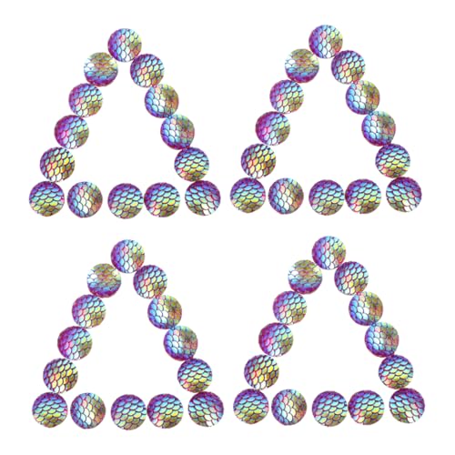 Lurrose 100 Stück Bunte Flachrücken Schmuckcharms Glatte Diy Bastelverzierungen für Schmuckherstellung für Kreative Projekte Lurrose 100 Stück Bunte Flachrücken Schmuckcharms Glatte Diy Bastelverzierungen für Schmuckherstellung für Kreative Projekte von Lurrose