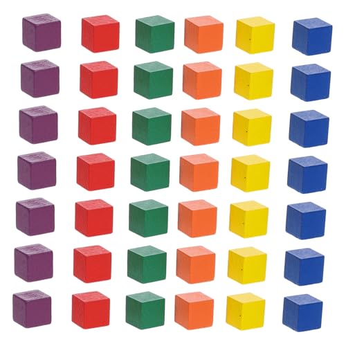 Lurrose 100 Stück Bunte Holzbausteine Diy Würfel für Bastelprojekte Präzise Geschnittene Holzblöcke für Erwachsene Sicher und Splinterfrei für Kreative Aktivitäten Lurrose 100 Stück Bunte Holzbausteine Diy Würfel für Bastelprojekte Präzise Geschnittene Holzblöcke für Erwachsene Sicher und Splinterfrei für Kreative Aktivitäten von Lurrose