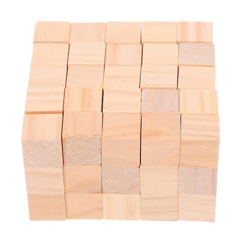 Lurrose 100 Stück Diy Holz Würfel Quadratische Bastelmaterialien Natürlichem Holz für Kreative Projekte für Erwachsene für Dekoration und Handwerk Lurrose 100 Stück Diy Holz Würfel Quadratische Bastelmaterialien Natürlichem Holz für Kreative Projekte für Erwachsene für Dekoration und Handwerk von Lurrose
