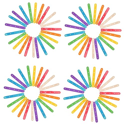 Lurrose 100 Stück Diy Holzstäbchen Bunte Eisstiele für Bastelprojekte Sichere und Kinderfreundliche Sticks für Kreative Handarbeiten für Partys und Feste Lurrose 100 Stück Diy Holzstäbchen Bunte Eisstiele für Bastelprojekte Sichere und Kinderfreundliche Sticks für Kreative Handarbeiten für Partys und Feste von Lurrose