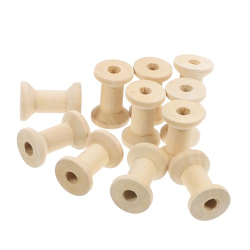 Lurrose 100 Stück Holzspulen für Handwerk Leere Spulen Natürlichem Holz für Garn und Fäden für Nähmaschinen Diy Projekte und Kreative Bastelarbeiten Lurrose 100 Stück Holzspulen für Handwerk Leere Spulen Natürlichem Holz für Garn und Fäden für Nähmaschinen Diy Projekte und Kreative Bastelarbeiten von Lurrose