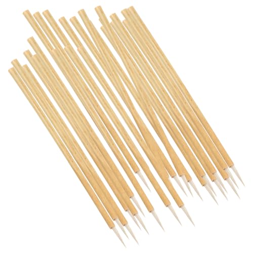 Lurrose 100 Stück Industriestift industriell Einrichtungs-Schreibpinsel Schreibpinsel malen Markierungspinsel Pinsel Masse Haushaltspinsel Kleiner Pinsel Wolle Golden von Lurrose