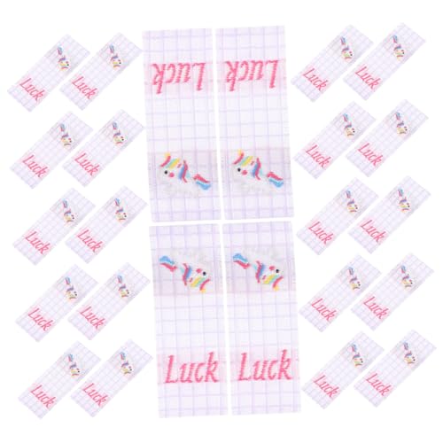 Lurrose 100 Stück Kleidungsetikett schuhe shoes schuhe für babys babyschuhe DIY Zubehör Namensetiketten Kleideretiketten selber machen Stoffetikett Etikettendekor Violet von Lurrose