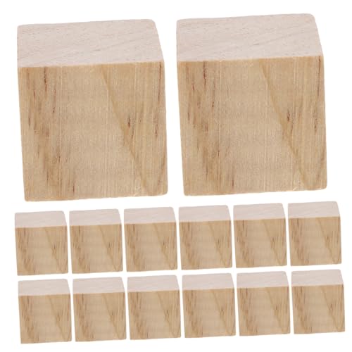 Lurrose 100 Stück Kleine Quadratische Holzklötze aus Unbehandeltem Massivholz Glatte Kanten Sicher Vielseitig für Bastelprojekte Bauen und DIY aktivitäten Lurrose 100 Stück Kleine Quadratische Holzklötze aus Unbehandeltem Massivholz Glatte Kanten Sicher Vielseitig für Bastelprojekte Bauen und DIY aktivitäten von Lurrose