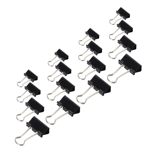 Lurrose 100 Stück Langschwanz -Tickethalterin Mini-Bindeklammern Büroklammern Dokumentclips Heftklammern klein Heftklammern Papier Metall Schwarz Lurrose 100 Stück Langschwanz -Tickethalterin Mini-Bindeklammern Büroklammern Dokumentclips Heftklammern klein Heftklammern Papier Metall Schwarz von Lurrose
