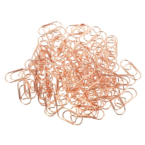 Lurrose 100 Stück Mini Ordnerklammern In Liebesbriefform Nähklammern Für Die Küche Bindeklammern Büroklammern Drahtklammern Binderklammern Verschiedene Größen Roségold Lurrose 100 Stück Mini Ordnerklammern In Liebesbriefform Nähklammern Für Die Küche Bindeklammern Büroklammern Drahtklammern Binderklammern Verschiedene Größen Roségold von Lurrose