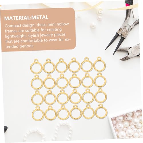 Lurrose 100 Stück Runde Hohlrahmen Anhänger aus Legierung für DIY Schmuckherstellung Leichte Kompakte Offene Fassungen für Ohrringe Armbänder und Halsketten Lurrose 100 Stück Runde Hohlrahmen Anhänger aus Legierung für DIY Schmuckherstellung Leichte Kompakte Offene Fassungen für Ohrringe Armbänder und Halsketten von Lurrose
