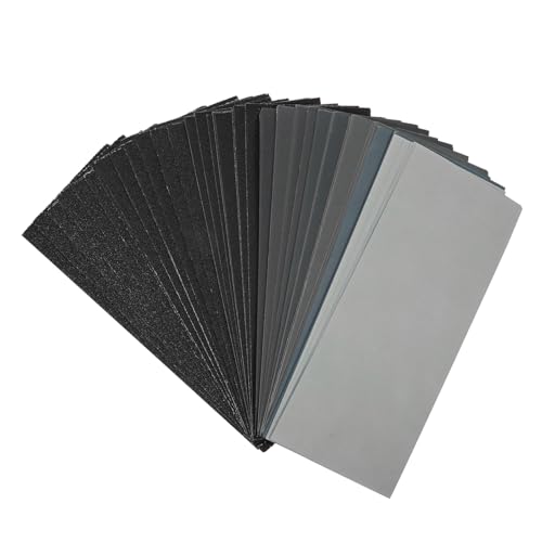 Lurrose 100 Stück Schleifpapier Metallschleifpapier Autoschleifpapier Karosserieschleifpapier Feinkörniges Schleifpapier Polierschleifpapier Glasschleifpapier Holzschleifpapier Feines von Lurrose