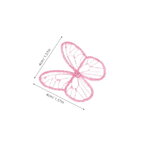 Lurrose 100 Stück Schmetterling Spitze Applikationen zum Aufnähen Bestickte Spitzenpatches für DIY Hochzeitskleider Brautmode Kleidung Bunte Mixfarben Romantische Dekoration für Hemden Lurrose 100 Stück Schmetterling Spitze Applikationen zum Aufnähen Bestickte Spitzenpatches für DIY Hochzeitskleider Brautmode Kleidung Bunte Mixfarben Romantische Dekoration für Hemden von Lurrose