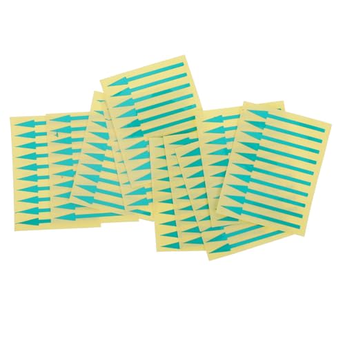 Lurrose 100 Stück Selbstklebende Wasserdichte Pfeilaufkleber für Instrumententafeln Praktische Richtungspfeile Reflektierende Dreieckspfeile in Grün Gelb und Rot Langlebige Lurrose 100 Stück Selbstklebende Wasserdichte Pfeilaufkleber für Instrumententafeln Praktische Richtungspfeile Reflektierende Dreieckspfeile in Grün Gelb und Rot Langlebige von Lurrose