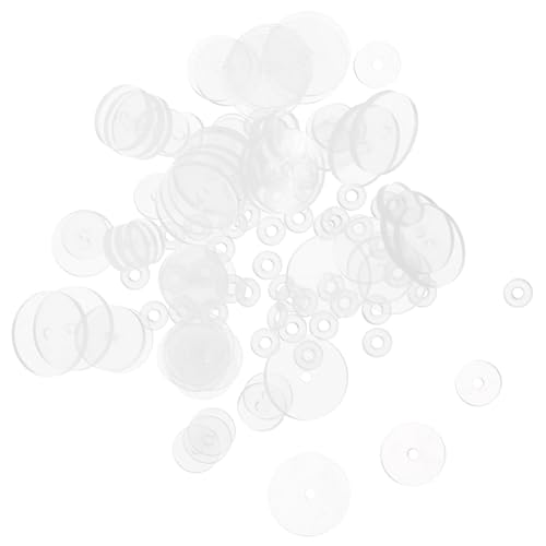Lurrose 100 Stück Silikon Ohrring Pads für Ohrstecker Rutschfeste Flexible Ohrclip Polster Stabilisierende Earring Backs für Sicheren Sitz und DIY Schmuck von Lurrose
