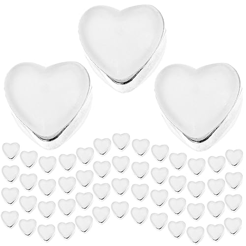 Lurrose 100 Stück Silikon Ohrring Stopper Herzform Wiederverwendbar Ohrstecker Verschluss Leicht Abzuziehen Für DIY Schmuck Ohrring Zubehör Elegant Und Sicher Lurrose 100 Stück Silikon Ohrring Stopper Herzform Wiederverwendbar Ohrstecker Verschluss Leicht Abzuziehen Für DIY Schmuck Ohrring Zubehör Elegant Und Sicher von Lurrose