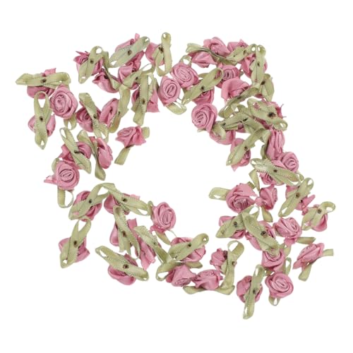 Lurrose 100 Stück Stoff Rosen mit Blättern Handgefertigte Satinband Rosen für DIY Basteln Hochzeit Dekoration Geschenkverpackung Vielseitige Nähapplikationen Zarte Oberfläche Tiefes Lurrose 100 Stück Stoff Rosen mit Blättern Handgefertigte Satinband Rosen für DIY Basteln Hochzeit Dekoration Geschenkverpackung Vielseitige Nähapplikationen Zarte Oberfläche Tiefes von Lurrose