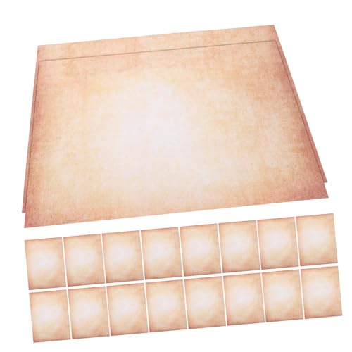 Lurrose 100 Stück Vintage Briefpapier Doppelseitig Bedruckt Antikes Schreibpapier mit Tintenresistenter Oberfläche für Einladungen Urkunden Diy Bastelprojekte und Journaling von Lurrose