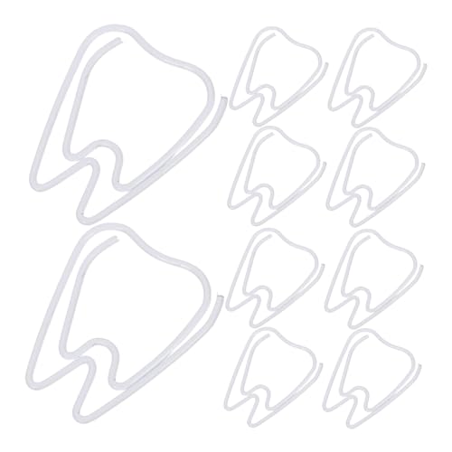 Lurrose 100 Stück Zahnförmige Metall Büroklammern Weiß Robuste Antielectro Beschichtung Nonslip Klammer Kreative Büroklammern Für Schule Büro Lurrose 100 Stück Zahnförmige Metall Büroklammern Weiß Robuste Antielectro Beschichtung Nonslip Klammer Kreative Büroklammern Für Schule Büro von Lurrose