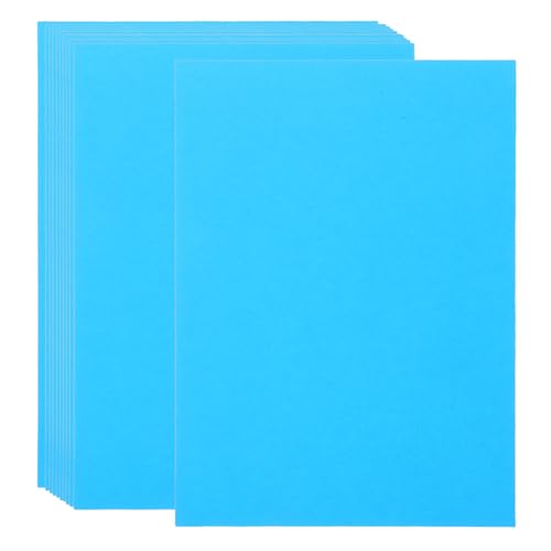 Lurrose 100 Stück farbiges Kopierpapier, A4, Origami-Druckerpapier, 70 g, zum Drucken, Kopieren, Schneiden, DIY, Kunst, Bastelprojekt, Blau von Lurrose